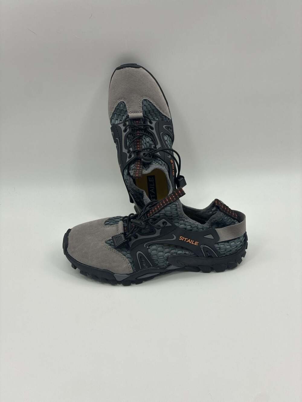 Sitaile Water Shoes Size 37 Gray Mesh Hiking Sandals